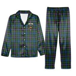 ScotsTee Shop Scottish Keith 1 Crest Tartan Pajama Satin Velvet Flannel Pajama Set