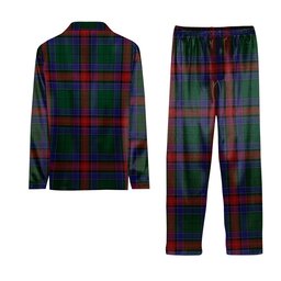 ScotsTee Shop Scottish Jardine Dress Crest Tartan Pajama Satin Velvet Flannel Pajama Set
