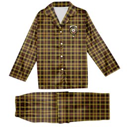 ScotsTee Shop Scottish Jardine Crest Tartan Pajama Satin Velvet Flannel Pajama Set