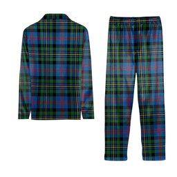 ScotsTee Shop Scottish MacCallum of Berwick Ancient Crest Tartan Pajama Satin Velvet Flannel Pajama Set