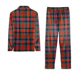 ScotsTee Shop Scottish MacDuff Ancient Crest Tartan Pajama Satin Velvet Flannel Pajama Set