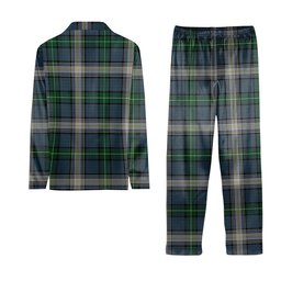 ScotsTee Shop Scottish MacDouall Crest Tartan Pajama Satin Velvet Flannel Pajama Set
