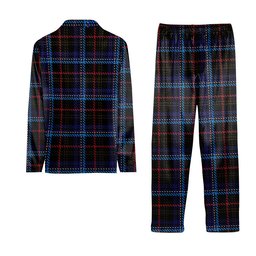 ScotsTee Shop Scottish Kennedy Irish Crest Tartan Pajama Satin Velvet Flannel Pajama Set