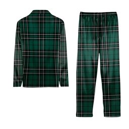 ScotsTee Shop Scottish MacLean of Duart Hunting Modern Crest Tartan Pajama Satin Velvet Flannel Pajama Set