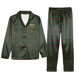ScotsTee Shop Scottish MacKintosh Hunting Crest Tartan Pajama Satin Velvet Flannel Pajama Set