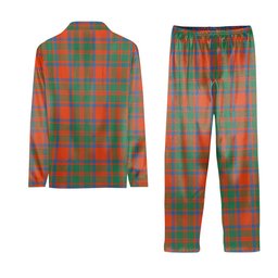 ScotsTee Shop Scottish MacKintosh Ancient Crest Tartan Pajama Satin Velvet Flannel Pajama Set