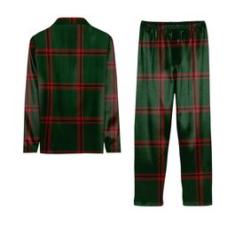 ScotsTee Shop Scottish MacNab Ancient 1 Crest Tartan Pajama Satin Velvet Flannel Pajama Set