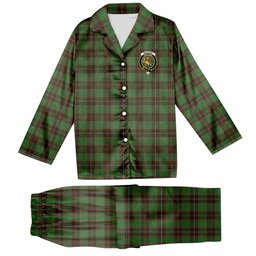 ScotsTee Shop Scottish MacPhee Hunting Ancient Crest Tartan Pajama Satin Velvet Flannel Pajama Set