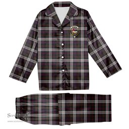 ScotsTee Shop Scottish McDonald Dress Crest Tartan Pajama Satin Velvet Flannel Pajama Set