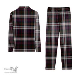 ScotsTee Shop Scottish McDonald Dress Crest Tartan Pajama Satin Velvet Flannel Pajama Set