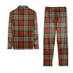 ScotsTee Shop Scottish MakGill Ancient Crest Tartan Pajama Satin Velvet Flannel Pajama Set