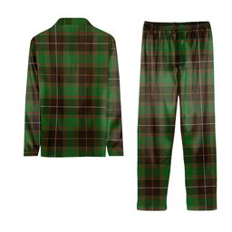 ScotsTee Shop Scottish McFie Hunting Ancient Crest Tartan Pajama Satin Velvet Flannel Pajama Set