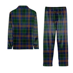 ScotsTee Shop Scottish McAucliffe Crest Tartan Pajama Satin Velvet Flannel Pajama Set