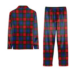 ScotsTee Shop Scottish Mar Crest Tartan Pajama Satin Velvet Flannel Pajama Set