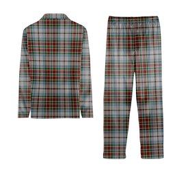 ScotsTee Shop Scottish McBean Dress Crest Tartan Pajama Satin Velvet Flannel Pajama Set