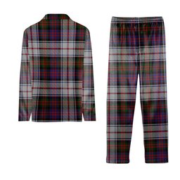 ScotsTee Shop Scottish McDonald Dress Modern Crest Tartan Pajama Satin Velvet Flannel Pajama Set