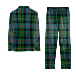 ScotsTee Shop Scottish McCallum Ancient Crest Tartan Pajama Satin Velvet Flannel Pajama Set