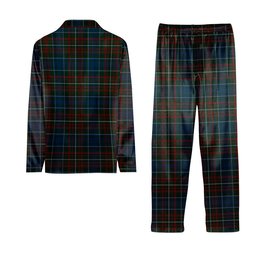 ScotsTee Shop Scottish McConnell Crest Tartan Pajama Satin Velvet Flannel Pajama Set