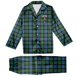 ScotsTee Shop Scottish McCoy Ancient Crest Tartan Pajama Satin Velvet Flannel Pajama Set