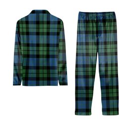 ScotsTee Shop Scottish McCoy Ancient Crest Tartan Pajama Satin Velvet Flannel Pajama Set