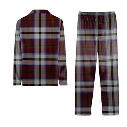 ScotsTee Shop Scottish McCulloch Dress Crest Tartan Pajama Satin Velvet Flannel Pajama Set