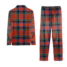 ScotsTee Shop Scottish McDuff Ancient Crest Tartan Pajama Satin Velvet Flannel Pajama Set