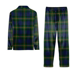 ScotsTee Shop Scottish Maitland Crest Tartan Pajama Satin Velvet Flannel Pajama Set