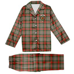 ScotsTee Shop Scottish McGill Ancient Crest Tartan Pajama Satin Velvet Flannel Pajama Set