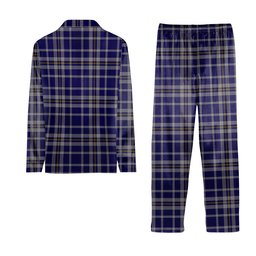 ScotsTee Shop Scottish Ochterlony Crest Tartan Pajama Satin Velvet Flannel Pajama Set