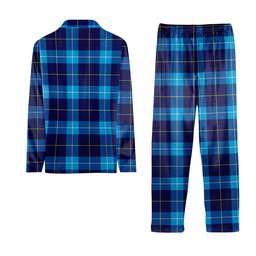 ScotsTee Shop Scottish McKerrell Crest Tartan Pajama Satin Velvet Flannel Pajama Set