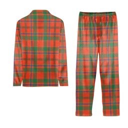 ScotsTee Shop Scottish Monroe Ancient Crest Tartan Pajama Satin Velvet Flannel Pajama Set