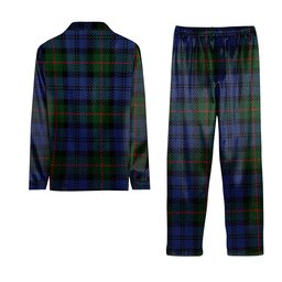 ScotsTee Shop Scottish Murray 1810 Crest Tartan Pajama Satin Velvet Flannel Pajama Set