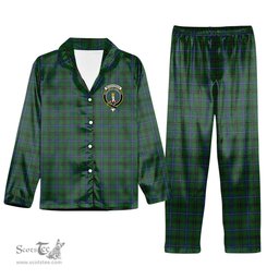 ScotsTee Shop Scottish McKendrick Crest Tartan Pajama Satin Velvet Flannel Pajama Set