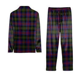 ScotsTee Shop Scottish McLennan Crest Tartan Pajama Satin Velvet Flannel Pajama Set