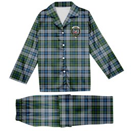 ScotsTee Shop Scottish McNeil Dress Crest Tartan Pajama Satin Velvet Flannel Pajama Set