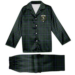 ScotsTee Shop Scottish Murray 1830-40 Crest Tartan Pajama Satin Velvet Flannel Pajama Set