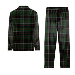 ScotsTee Shop Scottish Sinclair Hunting Crest Tartan Pajama Satin Velvet Flannel Pajama Set
