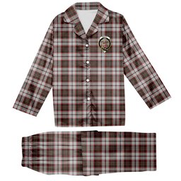 ScotsTee Shop Scottish Scott Dress Crest Tartan Pajama Satin Velvet Flannel Pajama Set