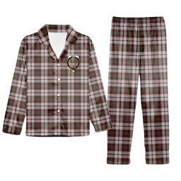 ScotsTee Shop Scottish Scott Dress Crest Tartan Pajama Satin Velvet Flannel Pajama Set
