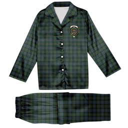ScotsTee Shop Scottish Scott Hunting special Crest Tartan Pajama Satin Velvet Flannel Pajama Set