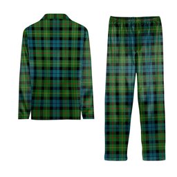 ScotsTee Shop Scottish Rollo Ancient Crest Tartan Pajama Satin Velvet Flannel Pajama Set