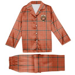 ScotsTee Shop Scottish Ross David Ancient Crest Tartan Pajama Satin Velvet Flannel Pajama Set