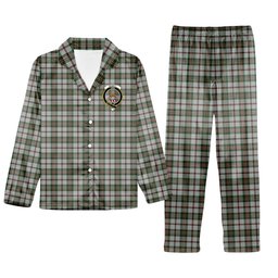 ScotsTee Shop Scottish Scott Dress 2 Crest Tartan Pajama Satin Velvet Flannel Pajama Set