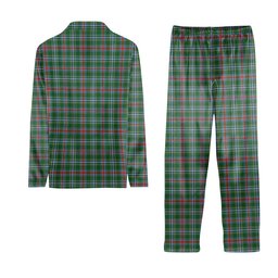 ScotsTee Shop Scottish Spence Fragment Ancient Clan Crest Tartan Pajama Satin Velvet Flannel Pajama Set
