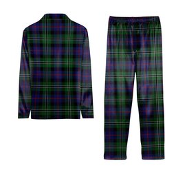 ScotsTee Shop Scottish Rose Hunting Crest Tartan Pajama Satin Velvet Flannel Pajama Set