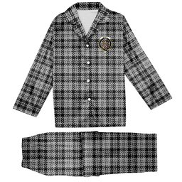 ScotsTee Shop Scottish Scott Abbreviated Crest Tartan Pajama Satin Velvet Flannel Pajama Set