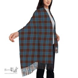 ScotsTee Shop Scottish Anderson Paton Solf Tartan Plaid Tassel Winter Scarf