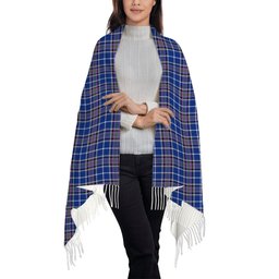 ScotsTee Shop Scottish Alexander of Menstry Ancient Solf Tartan Plaid Tassel Winter Scarf