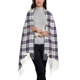 ScotsTee Shop Scottish Alexander of Menstry Dress Ancient Solf Tartan Plaid Tassel Winter Scarf
