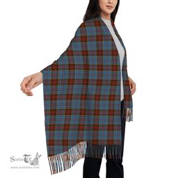 ScotsTee Shop Scottish Anderson MacGregor Hastie 1 Solf Tartan Plaid Tassel Winter Scarf